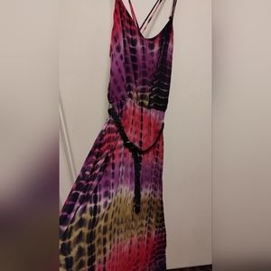 Asymmetrical ombre dress